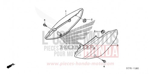 SIDE COVER CRF70FA de 2010